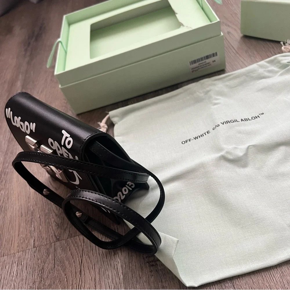 NWT rare Off White Cash Only Jitney bag - Picture 6 of 14